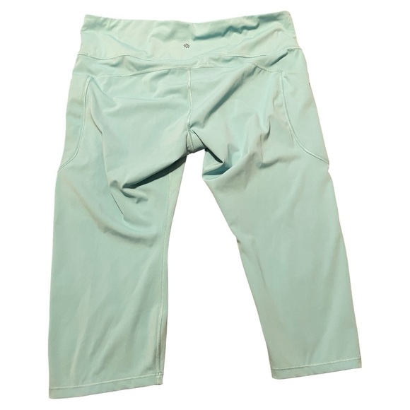 Athleta Womens Plus Size Ultimate Stash II Capri Leggings Turquoise Size 2x NWOT - Picture 2 of 5